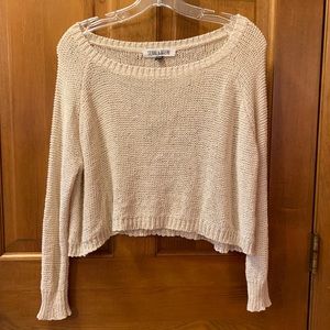 Comfy crop sweater